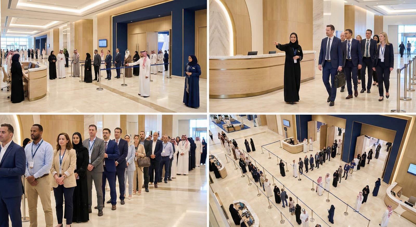 خدمات التسجيل وإدارة الحشود